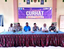 Jumat Curhat Kapolsek AKP Muhammad Lukman Hadi SH MH Sugio Bersama Anggota, Bertempat Di Balai Desa Kalitengah Kecamatan Sugio