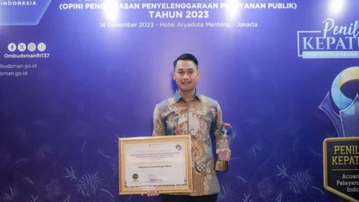 Kabupaten Tuban Raih Peringkat Pertama Kepatuhan Penyelenggaraan Pelayanan Publik