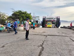 Pastikan Keamanan Pelabuhan ASDP Ketapang Ini Yang Dilaksanakan Aiptu Gede Eka Bersama Bripka Agam