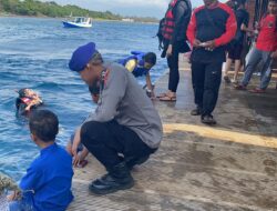 Lakukan Pengawasan Langsung Kawasan Bangsring Underwater Ini Pesan Bripka Waluyo