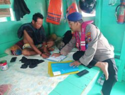 Antisipasi Pelanggaran Hukum Oleh Nelayan Ini Pemeriksaan Yang Dilaksanakan Aipda Umam