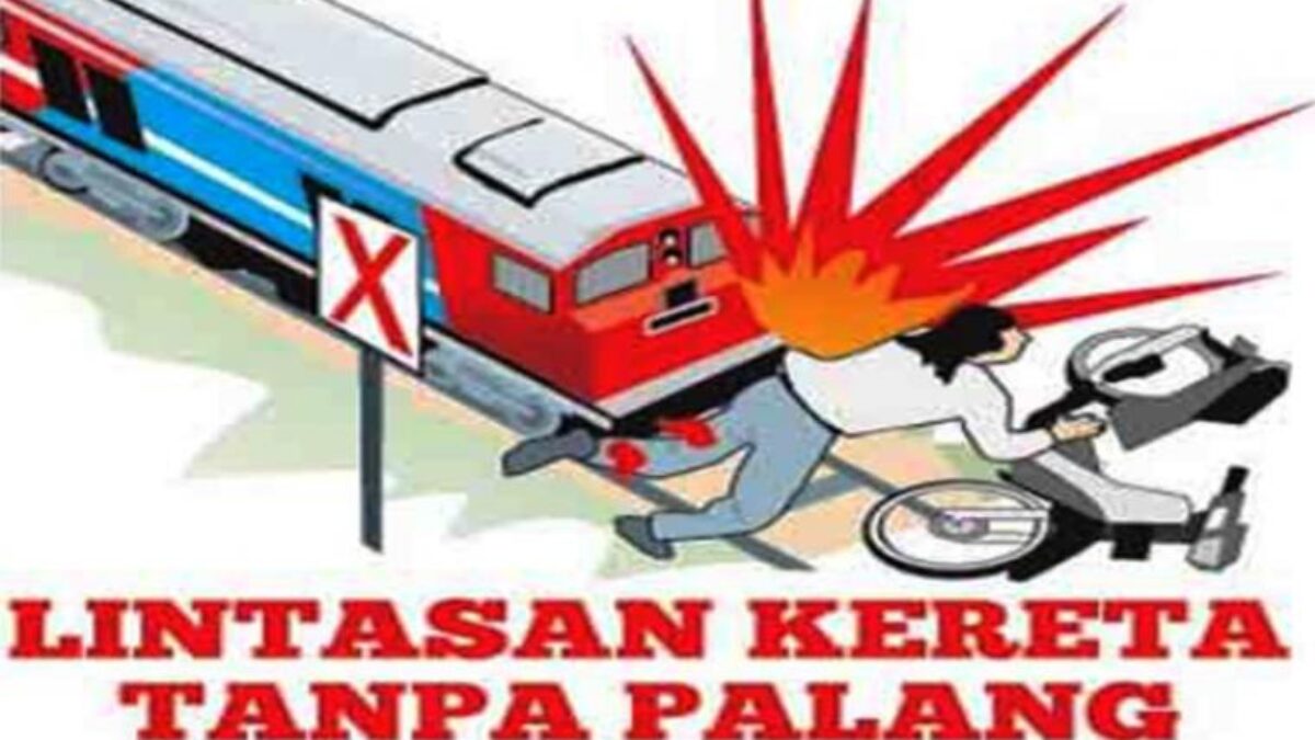 Pulang Mengaji Dua Pengendara Motor Dihantam Kereta Api di Lamongan