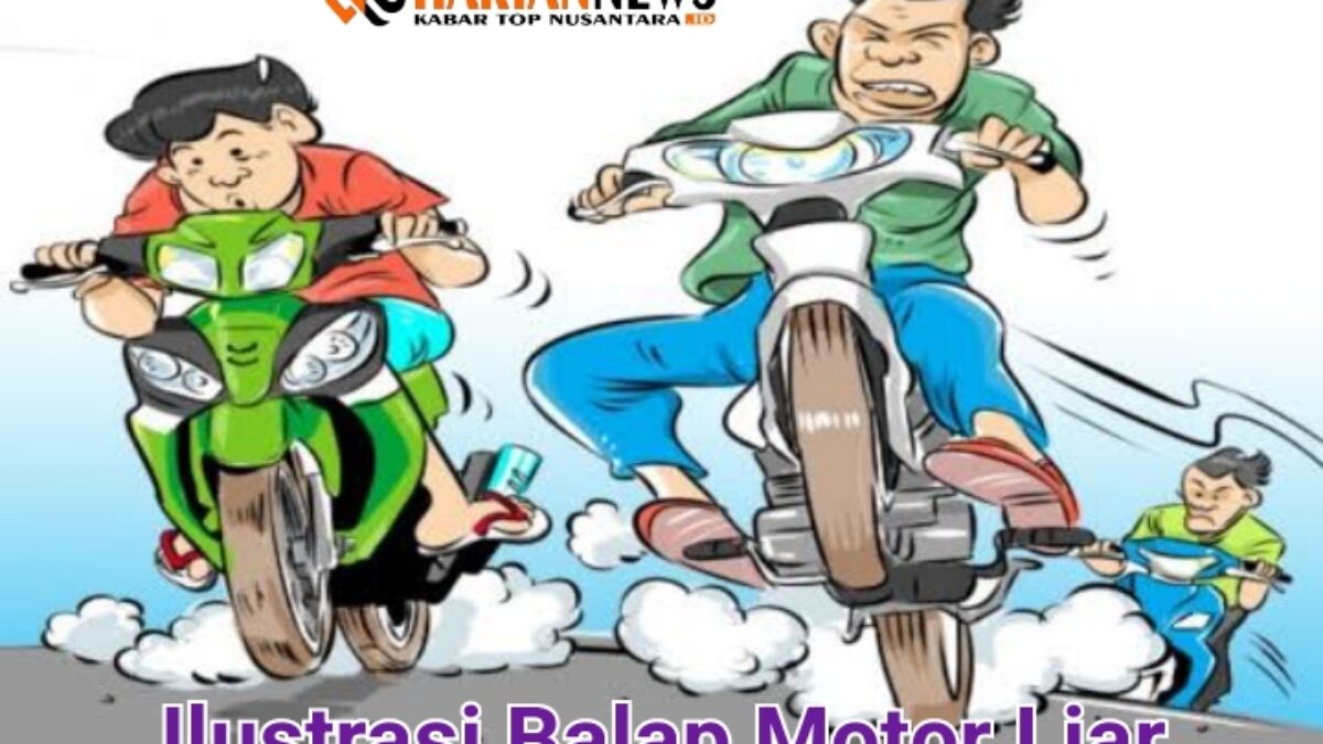 Terjaring Razia Balap Motor Sejumlah Pemuda di Amankan di Polsek Karanggeneng