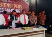 konferensi pers di Polres Sampang, ungkap Kasus Curanmor Periode 1Januari Sampai 24 Januari 2025