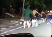 Polres Malang Tindak Tegas Balap Liar, Pemuda Disuruh Jalan Kaki Sebagai Hukuman