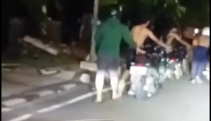 Polres Malang Tindak Tegas Balap Liar, Pemuda Disuruh Jalan Kaki Sebagai Hukuman