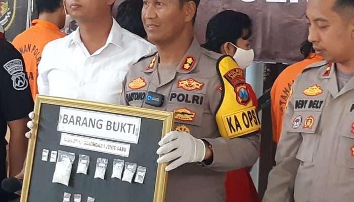POLRES SAMPANG UNGKAP KASUS NARKOBA BESAR-BESARAN, KEPALA RUTAN MENGAKU KECOLONGAN