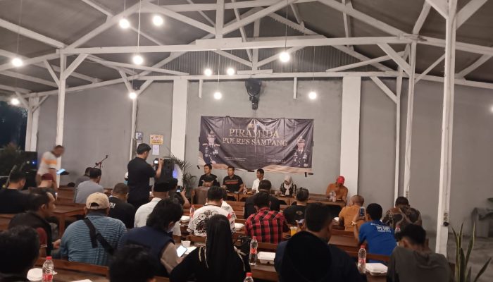 Himbauan Agar warga Sampang Jad Polisi Diri Sendiri, Kapolres Sampang Ngopi Bareng Media