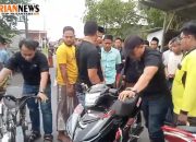 Polsek Sokobanah Bubarkan Balap Liar Meresahkan Warga, 3 Sepeda Motor Diamankan Petugas