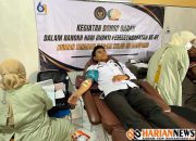 Hari Bakti Pemasyarakatan ke- 61 untuk Kemanusiaan, Rutan kelas II B Sampang Gelar Donor Darah