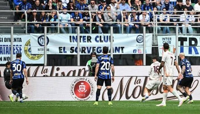Tumbang di Kandang Sendiri! Roma Curi Kemenangan Tipis dari Inter Milan
