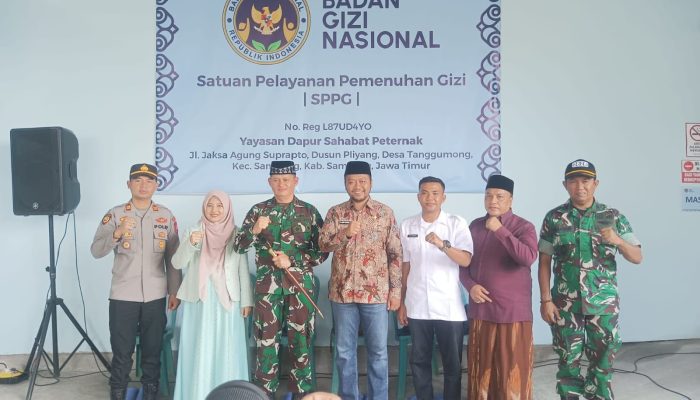 Wakil Bupati Sampang Resmikan SPPG Tanggumong