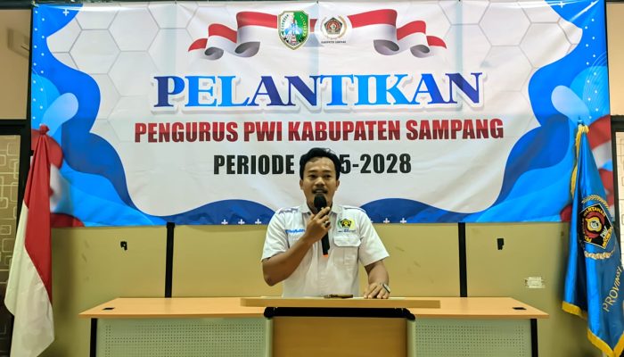 Nahkodai PWI Sampang, Hanggara Pratama Syahputra Komitmen Tingkatkan Profesionalisme Wartawan 