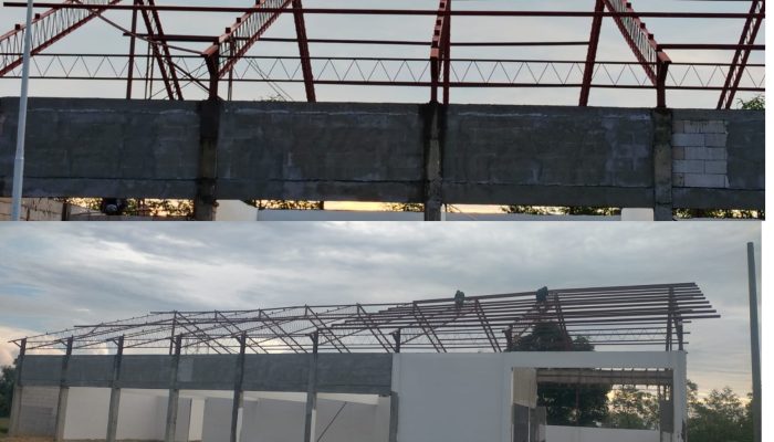 Rangka Atap Gedung KMP Diduga Tak Presisi, Respons Kapten Caj Joko Sulaksono Dinilai Tak Kooperatif