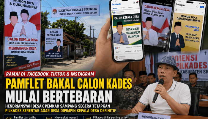 Pamflet Bakal Calon Kades Ramai Bertebaran, Hendriansyah Desak Pemkab Sampang Segera Pastikan 