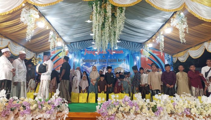 Organisasi Snewen Bagikan Kebahagiaan Kepada 40 Anak Yatim di Sampang 