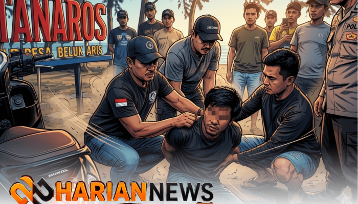 Terbongkar di Pantai Tanaros Sumenep, Terduga Curanmor Diamankan Warga, Mengaku Orang Kepercayaan Kades